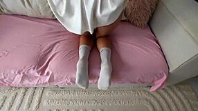 stepsister was caught jerking off and fucked in the ass