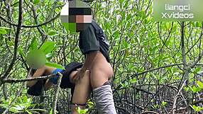 ngentot di semak with friends wife until creampie