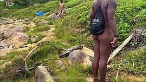 Nudist Beach Couple Fucks Marlon Costa