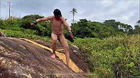 Nudist Beach Couple Fucks Marlon Costa
