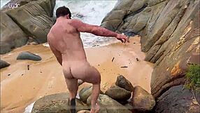 Nudist Beach Couple Fucks Marlon Costa