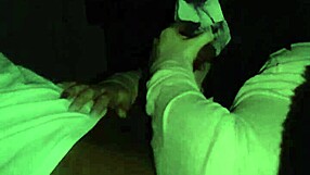 Blowjob wet sloppy nasty head in a mask from milf